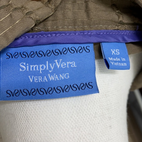 Simply Vera/Vera Wang Olive Green Textured Blazer Size XS - Picture 9 of 9